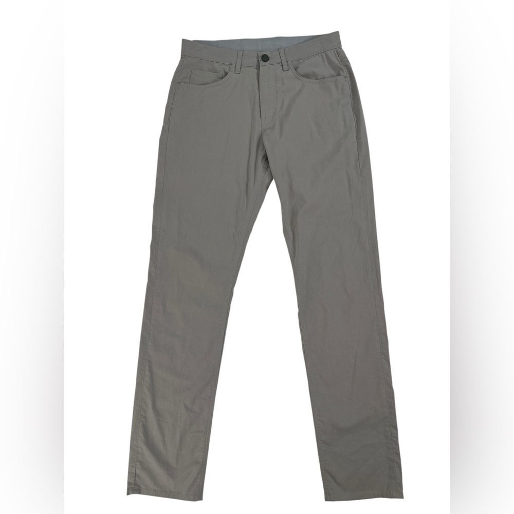 Faherty Movement 5 Pocket Stretch Pant Fossil Lightweight Travel Chino Alt W30